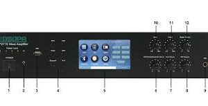 MP2715 150W 6 Zones Mixer Amplifie